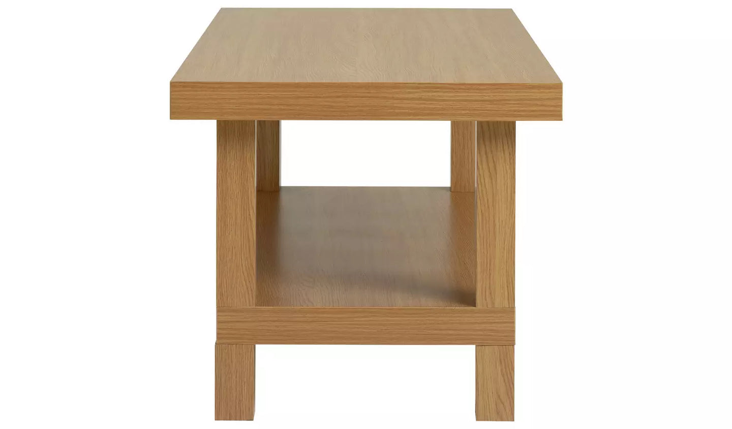 Assembled Stratford Oak Veneer Coffee Table - Natural